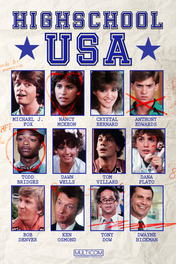 High School USA Poster