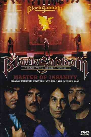 Black Sabbath 1992 Beacon Theater NY Poster