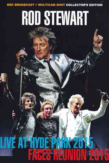 Rod Stewart  Live in Hyde Park Poster
