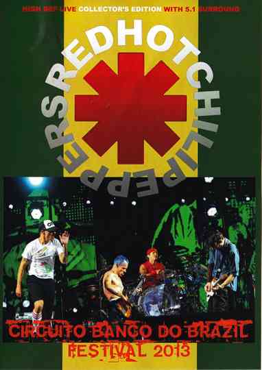 Red Hot Chili Peppers 2013 Circuito Banco Do Brasil Festival Poster