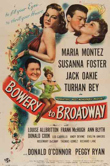 Bowery to Broadway Poster