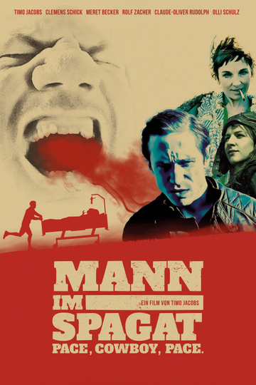 Mann im Spagat Poster