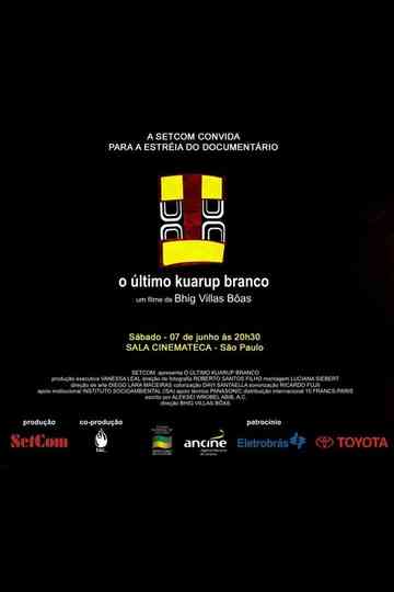 O Último Kuarup Branco Poster