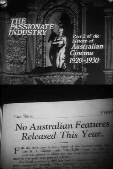 The Passionate Industry: Australian Cinema 1920-1930 Poster