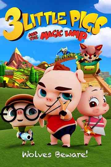 The Three Pigs and The Lamp Poster