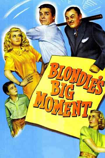 Blondies Big Moment poster