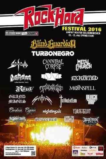Moonspell 2016 Rock Hard Festival Poster