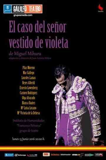 The Case of the Man Dressed in Violet Poster