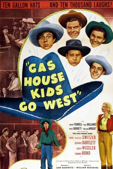 Gas House Kids Go West Poster