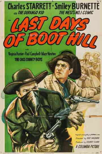 Last Days of Boot Hill poster