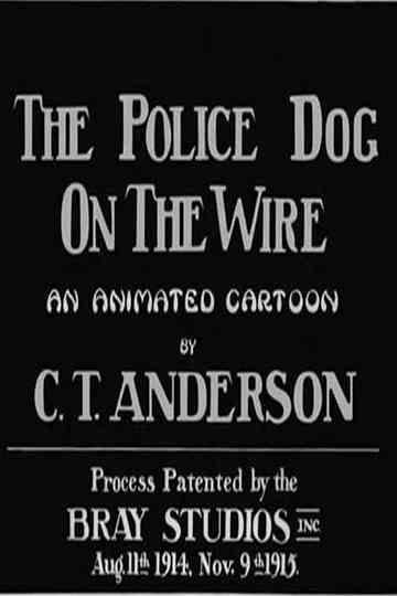 Police Dog on the Wire Poster