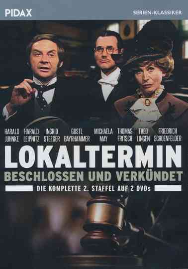 Beschlossen und verkündet Poster