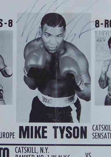 Mike Tyson vs Hector Mercedes Poster