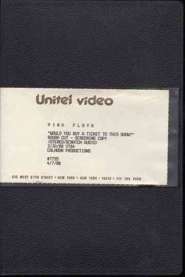 Pink Floyd  Would You Buy A Ticket To This Show Poster