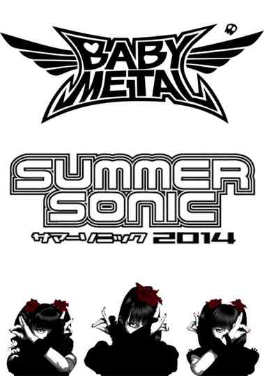 BABYMETAL - Live at Summer Sonic 2014 Poster