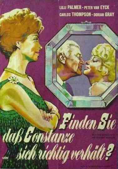 Finden Sie daß Constanze sich richtig verhält Poster