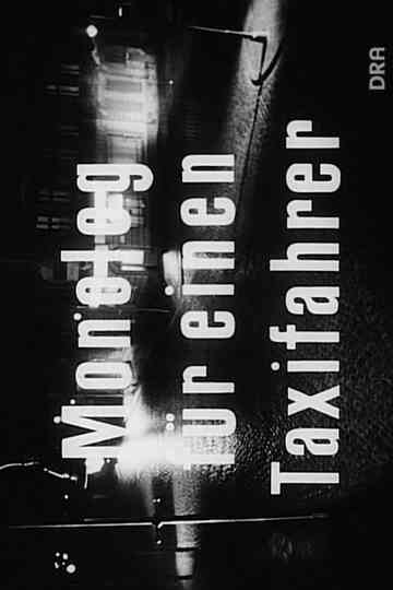Monolog für einen Taxifahrer Poster
