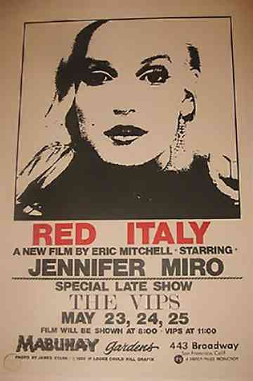 Red Italy Poster