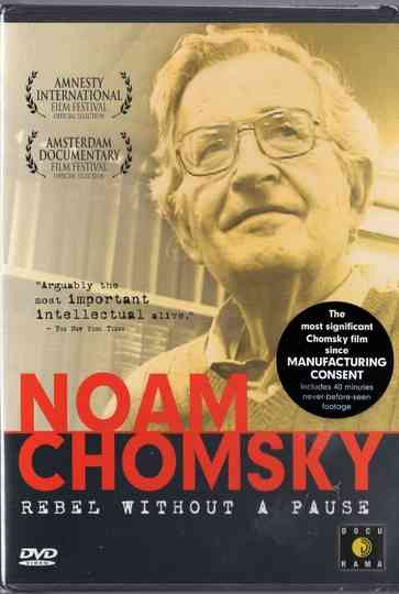 Noam Chomsky Rebel Without a Pause Poster