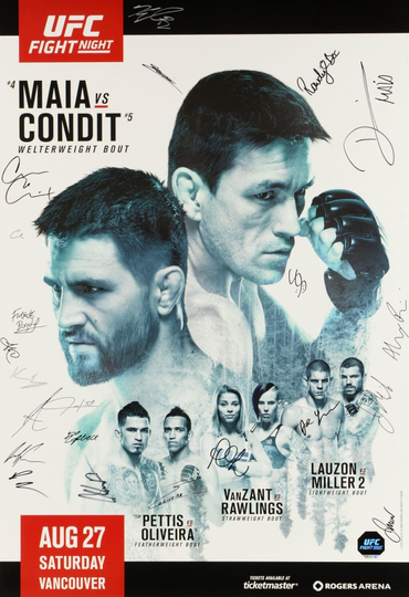 UFC on Fox 21 Maia vs Condit Poster