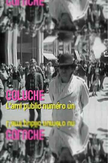 Coluche lami public numéro un Poster