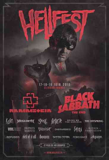 Rammstein - Live at Hellfest Poster