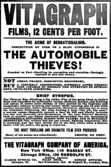 The Automobile Thieves Poster