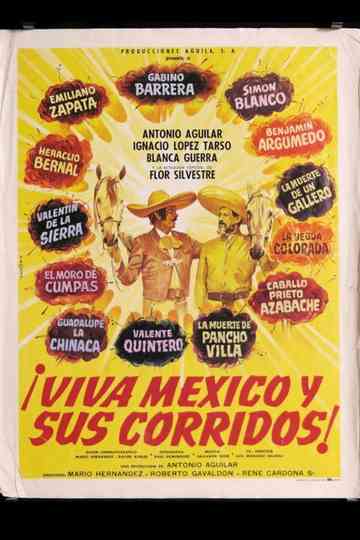 Viva México y sus corridos Poster