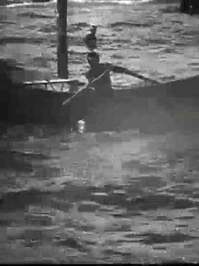 Life Rescue Scene at Atlantic City, N.J. Poster