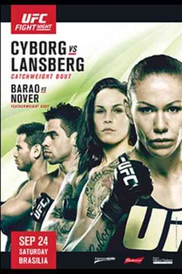 UFC Fight Night 95 Cyborg vs Lansberg Poster