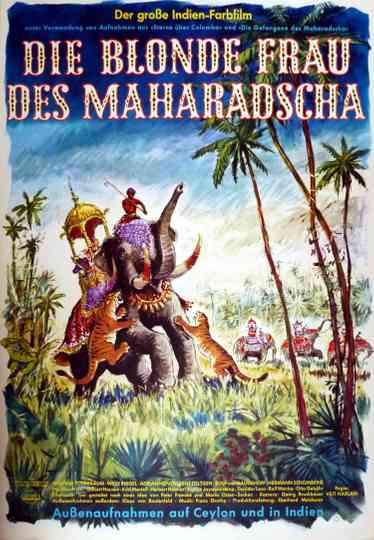Die blonde Frau des Maharadscha Poster