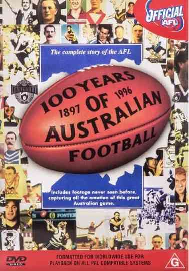 100 Years of Australian Football Poster