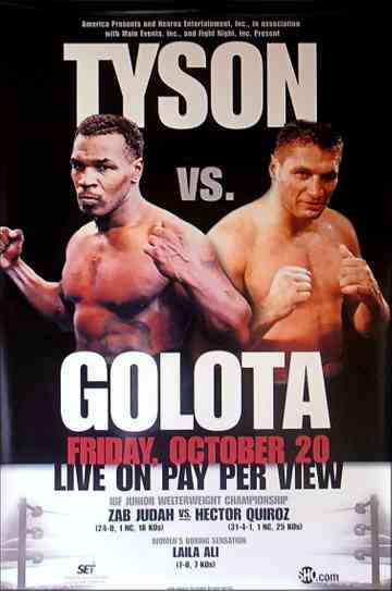 Mike Tyson vs Andrew Golota Poster