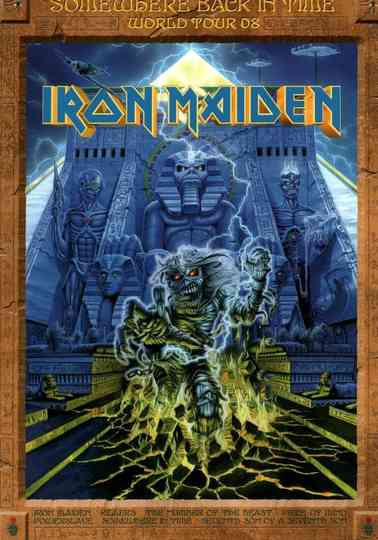 Iron Maden - Somewhere Back in Time World Tour '08, Mumbai India Poster