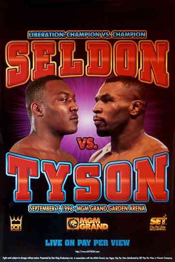 Mike Tyson vs Bruce Seldon Poster