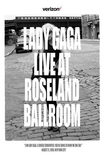 Lady Gaga Live at Roseland Ballroom Poster
