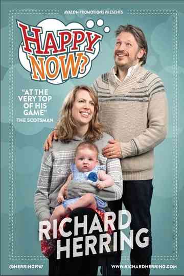 Richard Herring Happy Now Poster