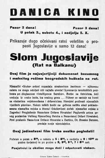 The Collapse of Yugoslavia Poster
