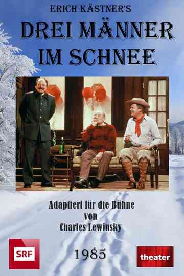 Drei Männer Im Schnee Poster