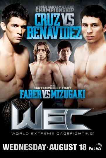 WEC 50 Cruz vs Benavidez 2 Poster