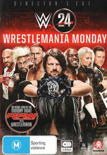 WWE 24 Wrestlemania Dallas poster