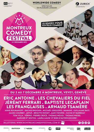 Montreux Comedy Festival 2015  Eric Antoine Montreux tout