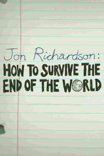 Jon Richardson How to Survive The End of the World Poster