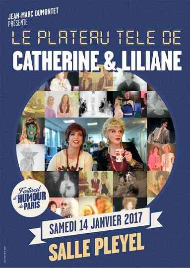 Le plateau télé de Catherine et Liliane Poster