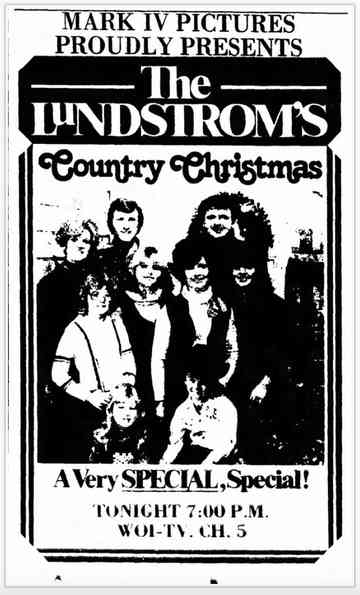 The Lundstroms Country Christmas Poster