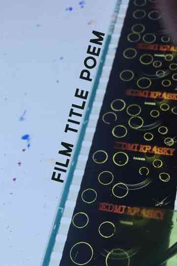 Film Title Poem Poster