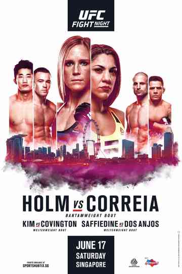 UFC Fight Night 111 Holm vs Correia Poster