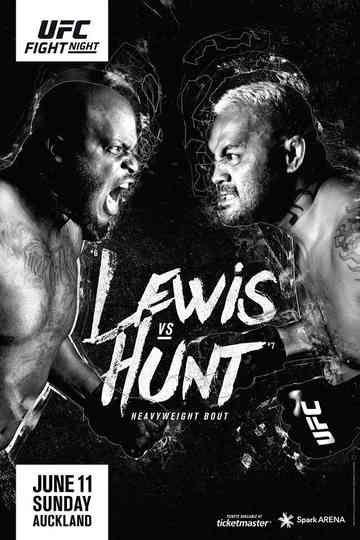 UFC Fight Night 110 Lewis vs Hunt Poster