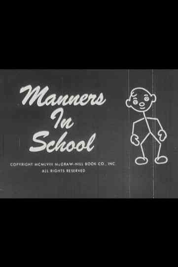 Manners in School Poster