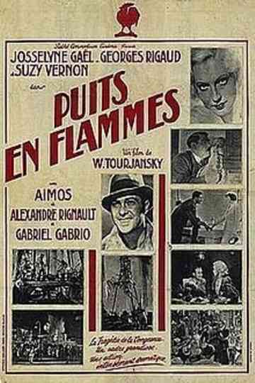 Puits en flammes Poster